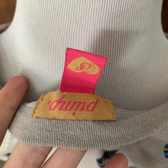 Primp Crop Thermal Long Sleeve Sail Boat Y2K - Picture 4 of 4